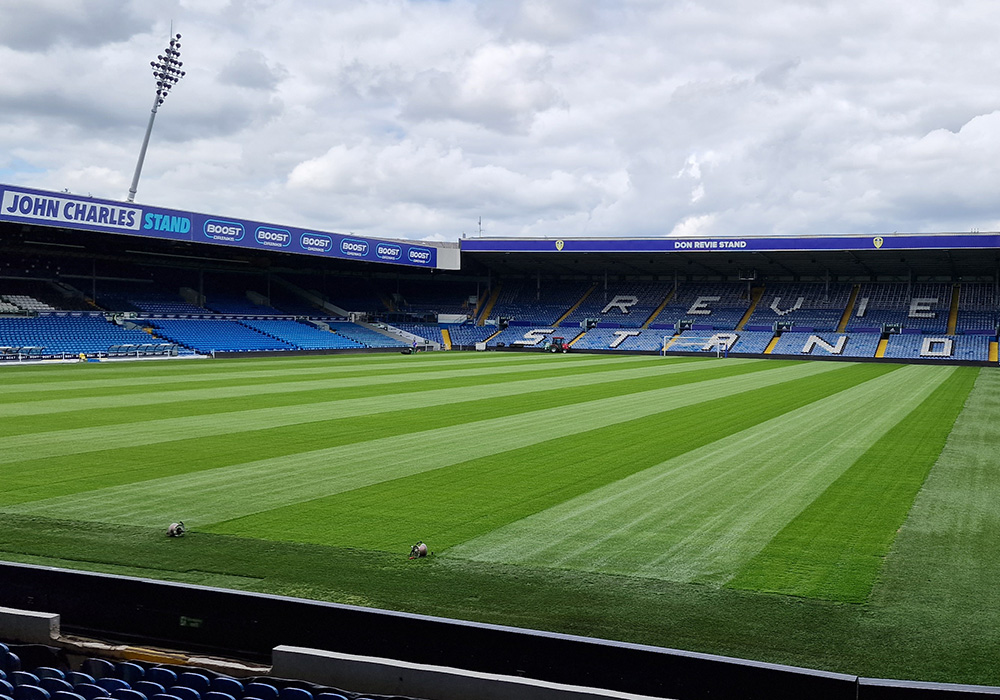 Leeds United stadium side angle