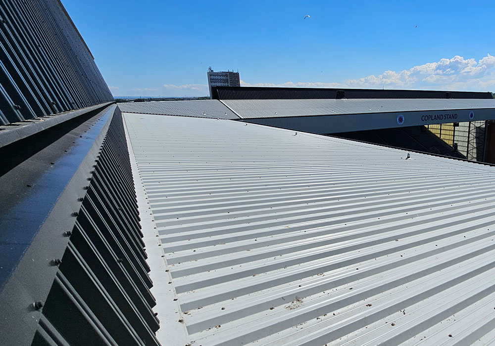 Rangers steel roof panels