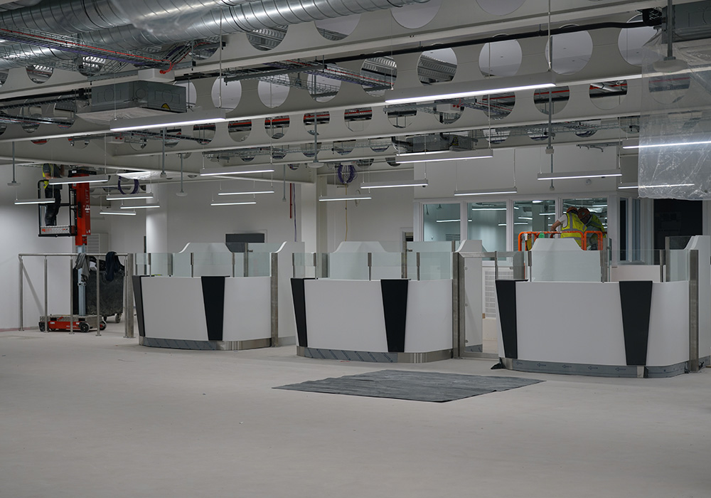 New security area desks